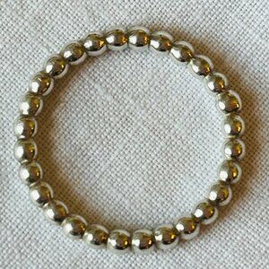 Pandora Sterling Silver Beaded Ring Size 6